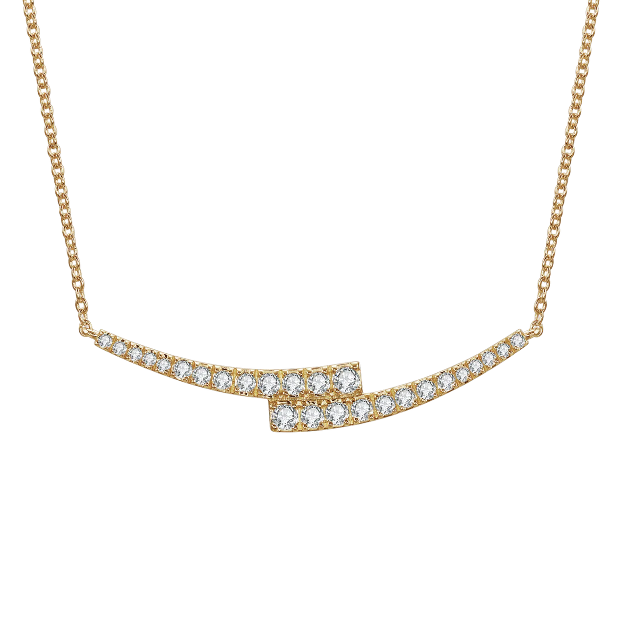 Ballerina graduated necklace