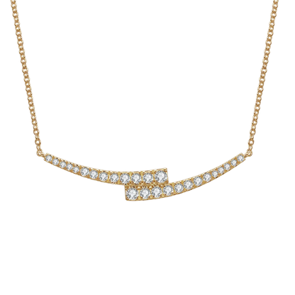 Ballerina graduated necklace