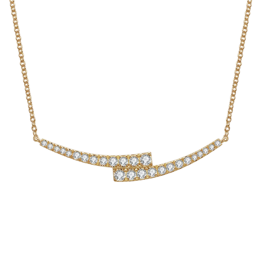 Ballerina graduated necklace