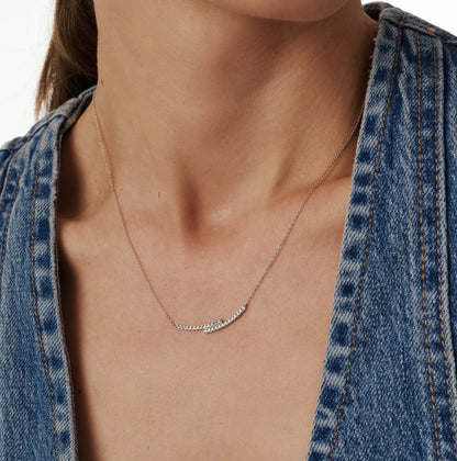 Ballerina pink diamond necklace
