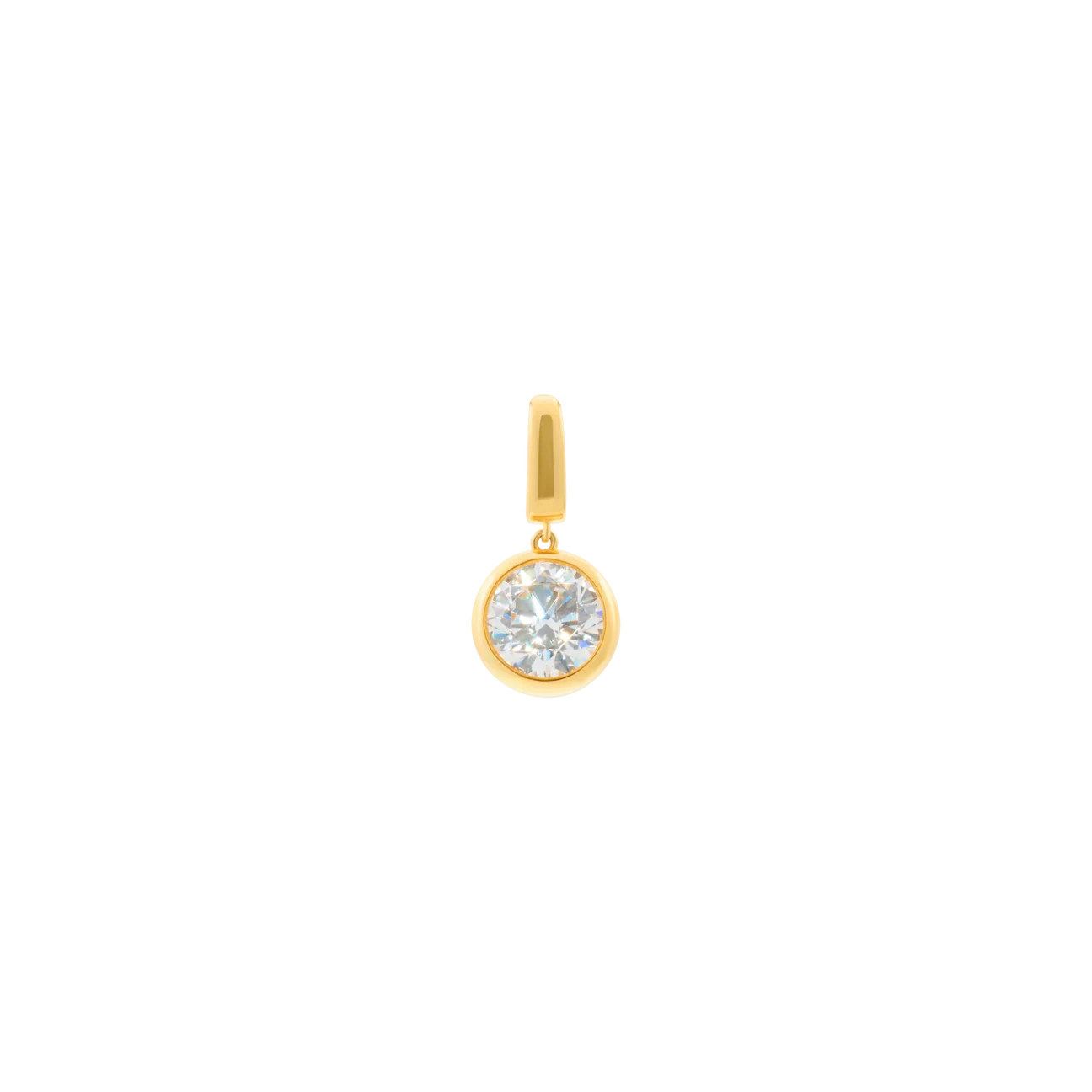 Bubble pendant 1ct with necklace