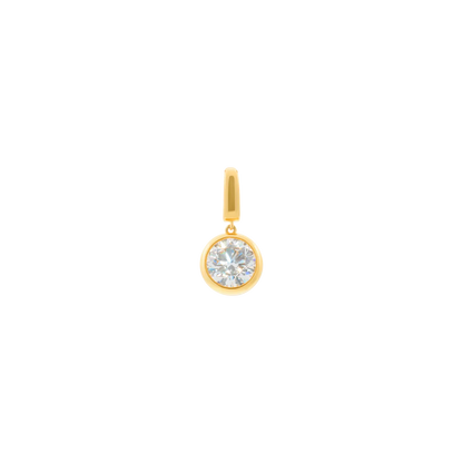 Bubble pendant 1ct with necklace
