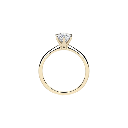 Lura solitaire diamond ring