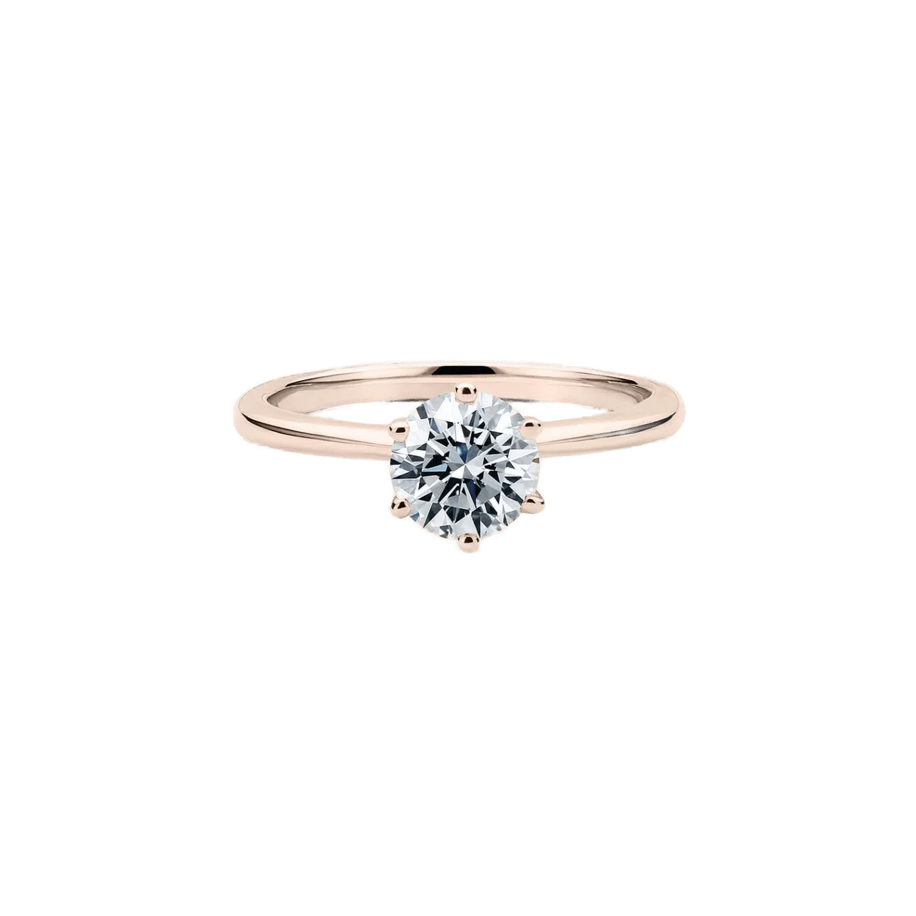 Lura solitaire diamond ring