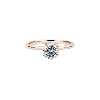 Lura solitaire diamond ring