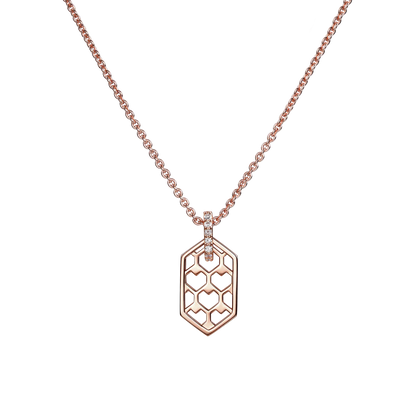 The heart hive necklace